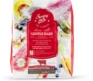 SUNDAY PETS GENTE BAKE BEEF ADULT SMALL/MEDIUM BREED 1,3kg (expirace 1.10.2026)