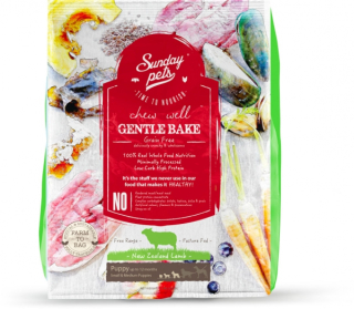 SUNDAY PETS GENTLE BAKE LAMB PUPPY SMALL/MEDIUM BREED 1,3 KG