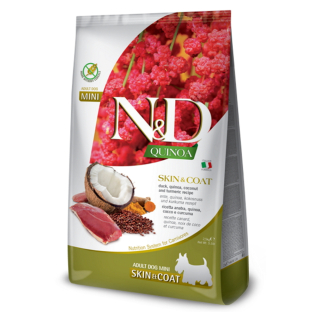 N&D Quinoa DOG Skin & Coat Duck & Coconut Mini 800g